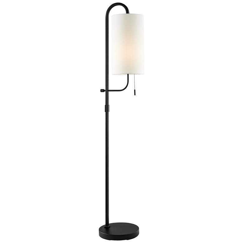 Image 2 Lite Source Xandra 63 1/2 inch High Black Finish Modern Floor Lamp