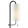 Lite Source Xandra 63 1/2" High Black Finish Modern Floor Lamp