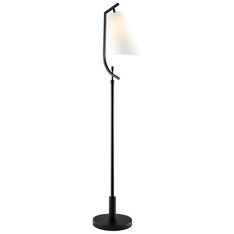 Image 1 Lite Source Xandra 63 1/2" White and Black Floor Lamp