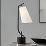 Lite Source Xandra Black Metal Angular Modern Table Lamp
