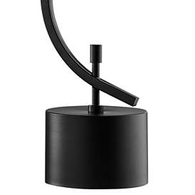 Image4 of Lite Source Xandra Black Metal Angular Modern Table Lamp more views