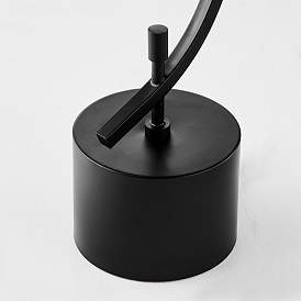 Image5 of Lite Source Xandra Black Metal Angular Modern Table Lamp more views