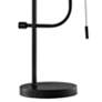 Lite Source Xandra J-Hook Black Metal Table Lamp