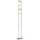 Lite Source Zale Brushed Nickel 4-Light LED Floor Lamp