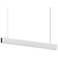 Lithe 36 " Wide 2-Sided Natural Anodized Pendant