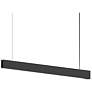 Lithe 36 " Wide 2-Sided  Textured Black Pendant