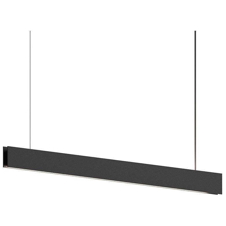 Image 1 Lithe 36 " Wide 2-Sided  Textured Black Pendant