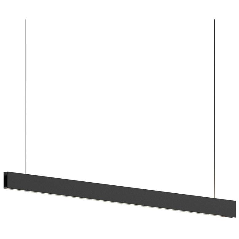 Image 1 Lithe 48 " Wide 2-Sided Textured Black Pendant