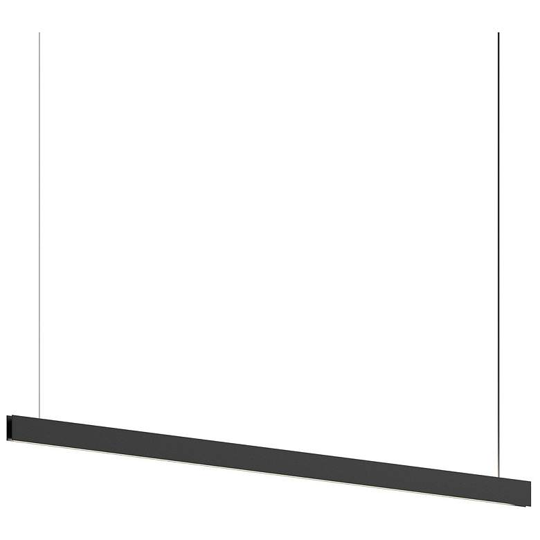 Image 1 Lithe 72 " Wide 2-Sided  Textured Black Pendant
