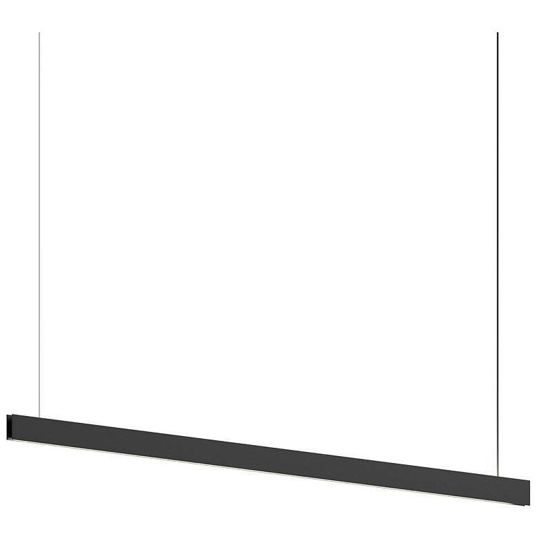 Image 1 Lithe 72 " Wide 2-Sided Textured Black Pendant