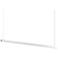 Lithe 96 " Wide 2-Sided Natural Anodized Pendant