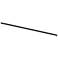Lithe 96 " Wide 2-Sided Textured Black Wall Lamp