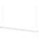 Lithe 96 " Wide 2-Sided Textured White Pendant