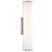 Lithium 24"H x 5"W 1-Light Outdoor Wall Light in Brushed Aluminum