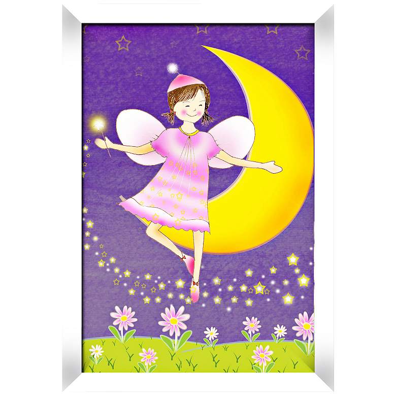 Image 1 Little Fairy I 20 inch Framed Giclee Girls&#39; Wall Art