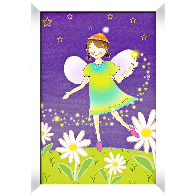 Image 1 Little Fairy II 20 inch Framed Giclee Girls&#39; Wall Art