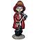 Little Firefighter 18 1/2" High Yard Decor Garden Sculpture