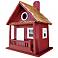 Little Red Cabin Bird House
