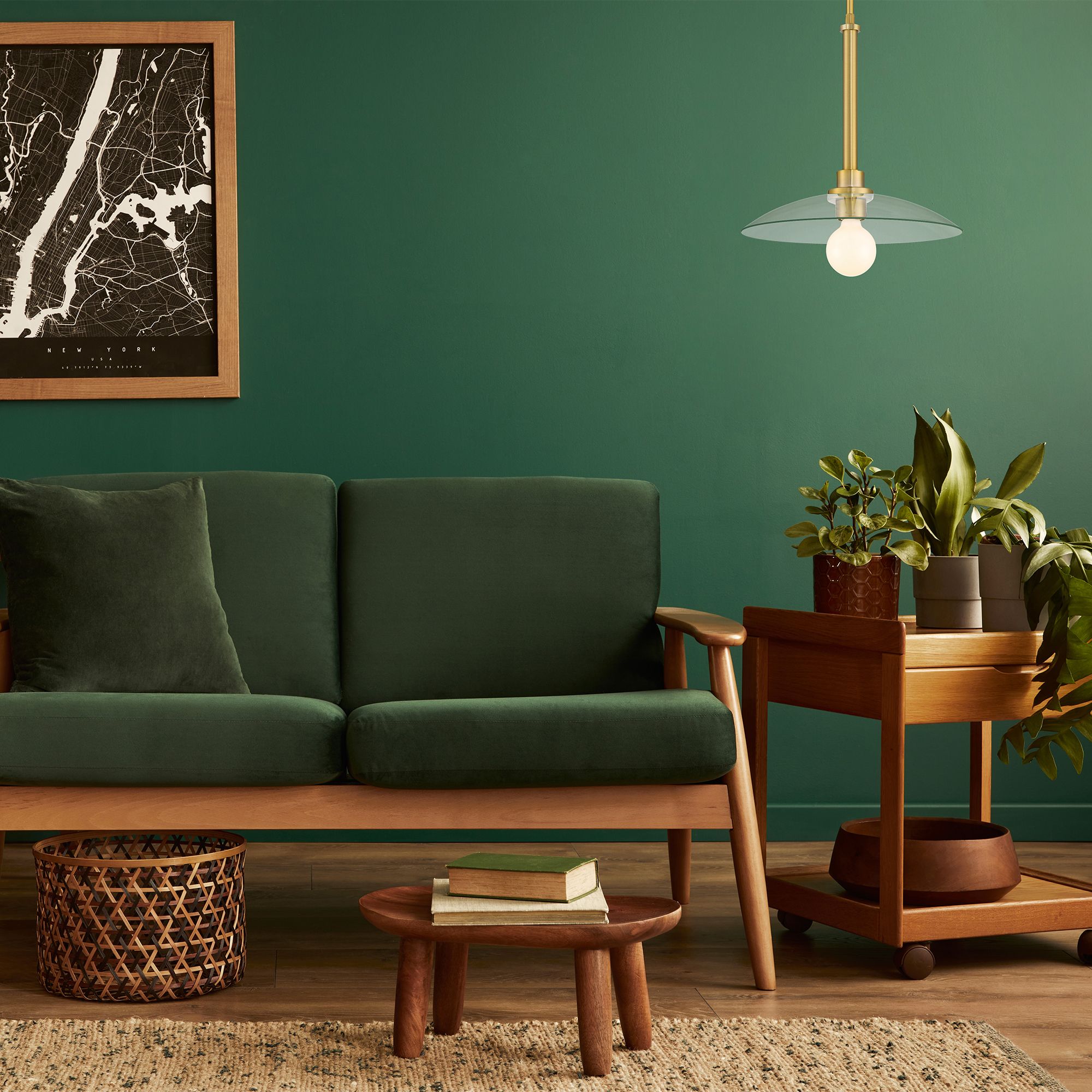 Image 4 Litto 14 in. 1-Light Brushed Gold Modern Pendant Light more views