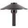 Liv 19" High Weathered Bronze LED Direct Burial Post Light