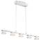 Liv 35 1/2" Wide Chrome 5-LED Kitchen Island Light Pendant