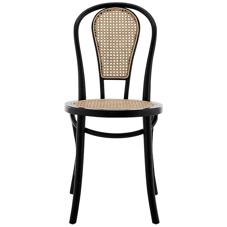 Image 5 Liva Natural and Black Side Chairs Set of 2 more views