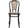 Liva Natural and Black Side Chairs Set of 2 in scene