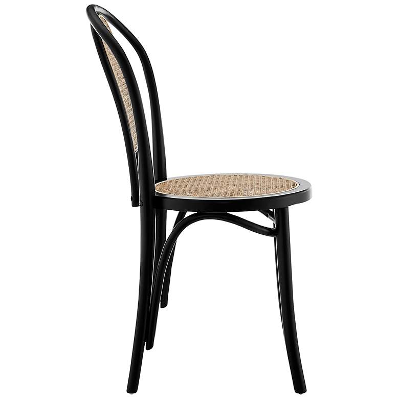 Image 7 Liva Natural and Black Side Chairs Set of 2 more views