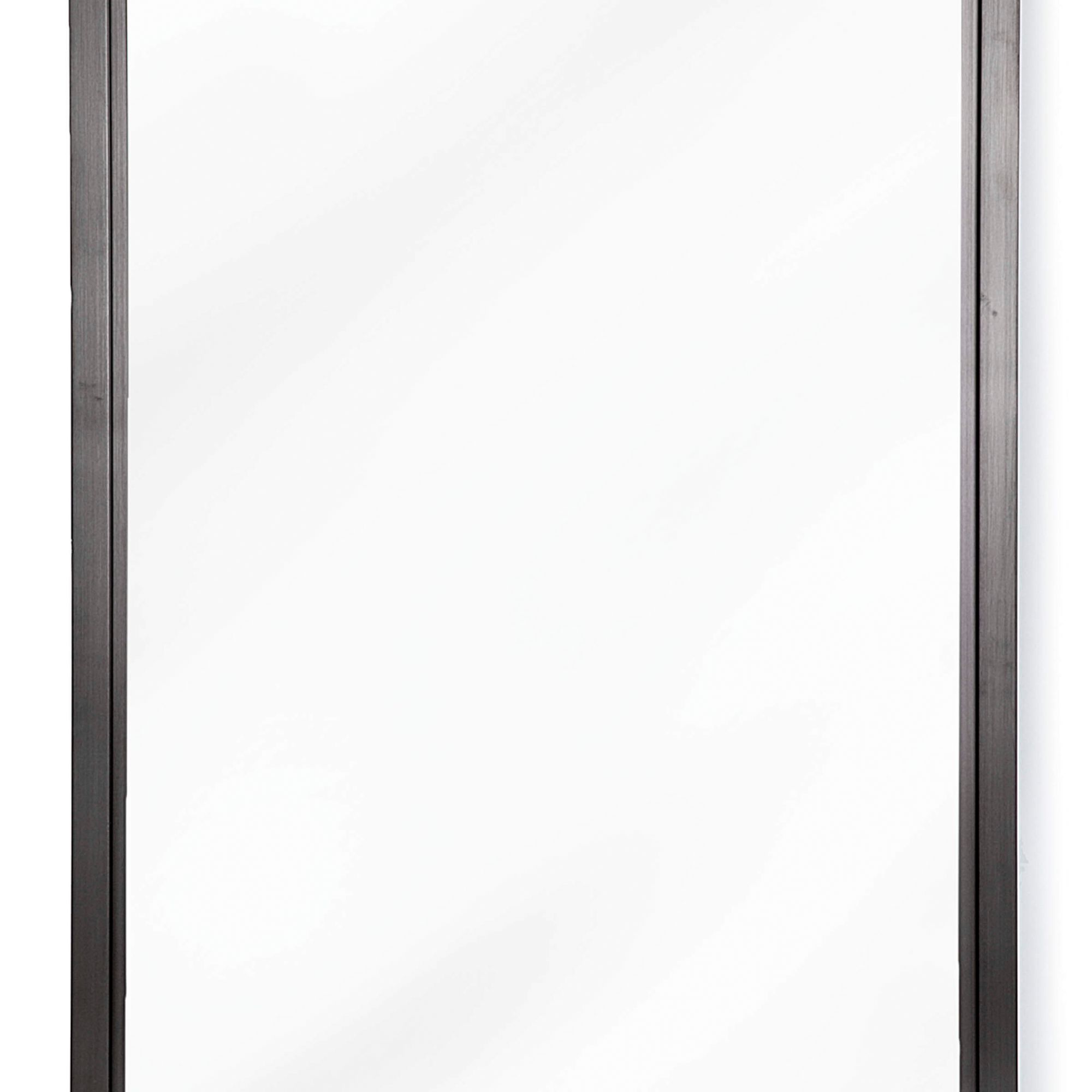 Image 4 Live From Detroit Blackened Steel 24" x 48" Wall Mirror more views