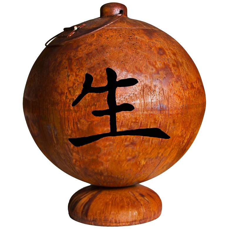 Image 1 Live Laugh Love 30" Wide Fire Globe