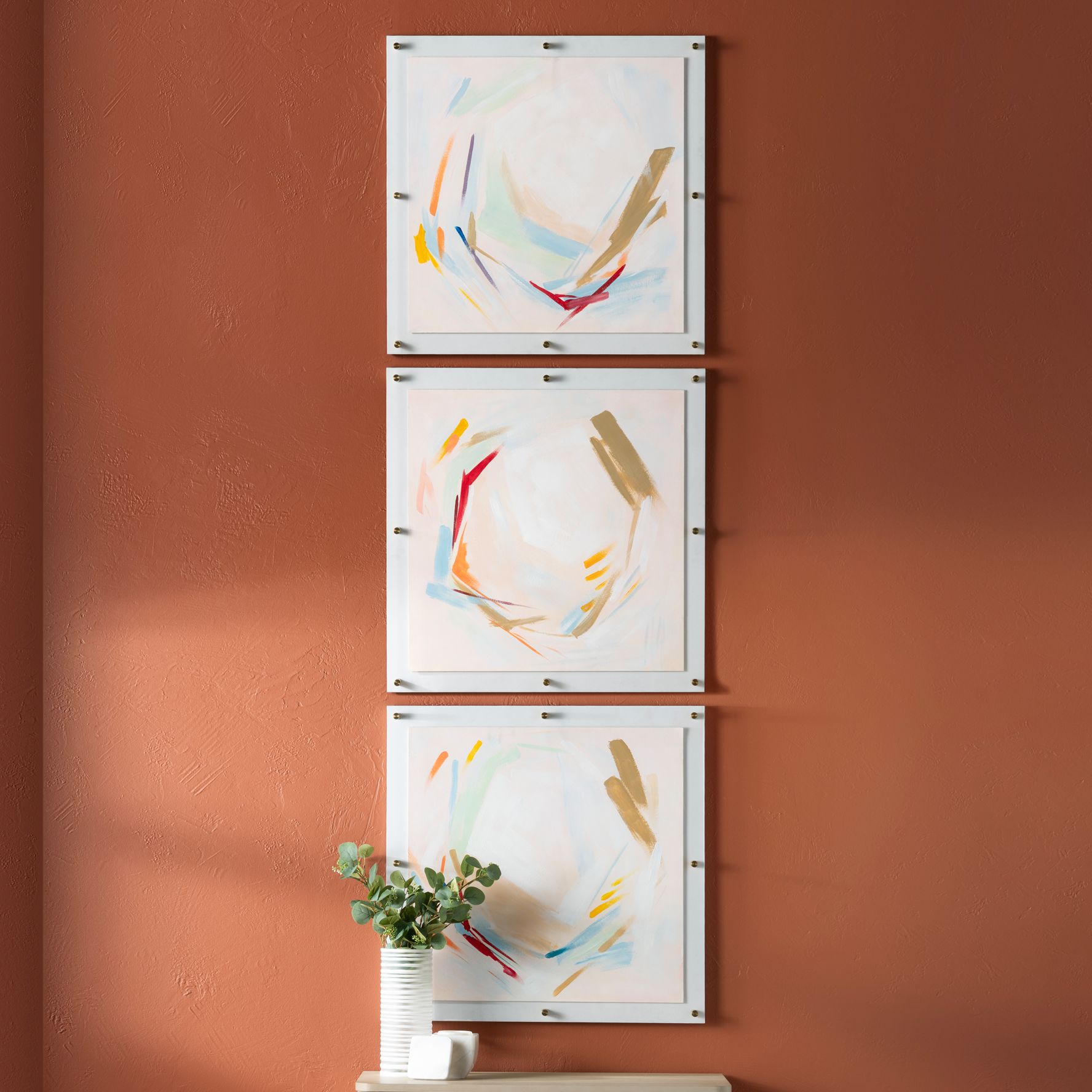 Thumbnail1 of Liveliness Framed Acrylic Wall Art Set of 3