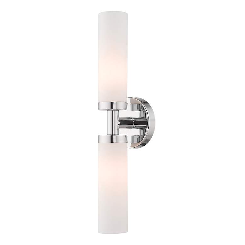 Image 3 Livex Aero 18" High 2 Light Polished Chrome ADA Bath Light more views