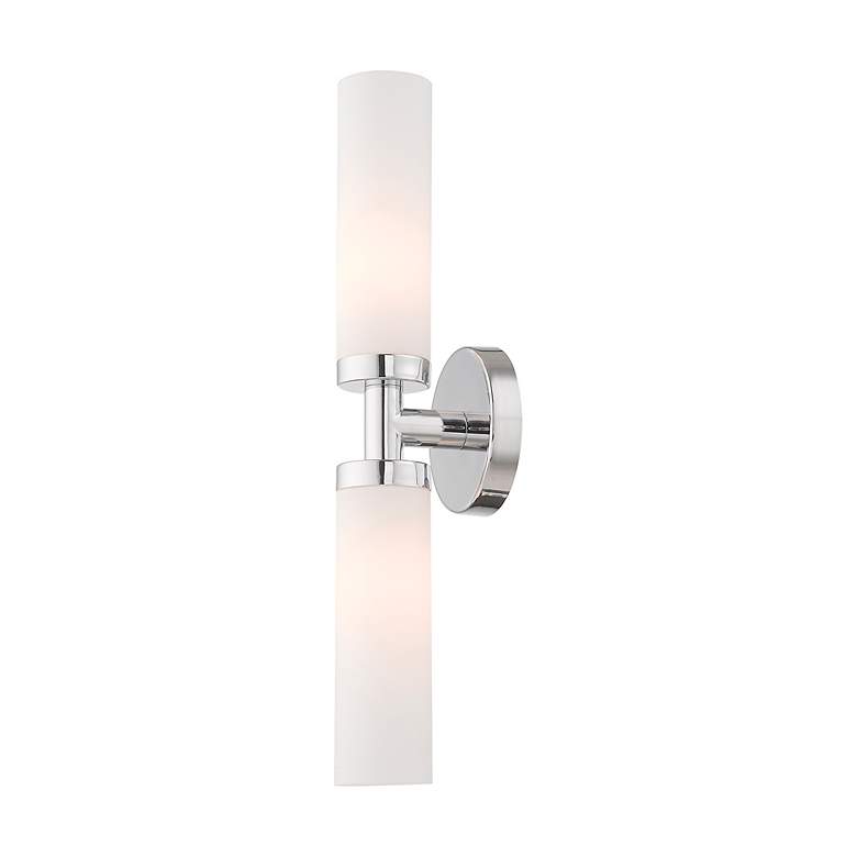 Image 5 Livex Aero 18" High 2 Light Polished Chrome ADA Bath Light more views