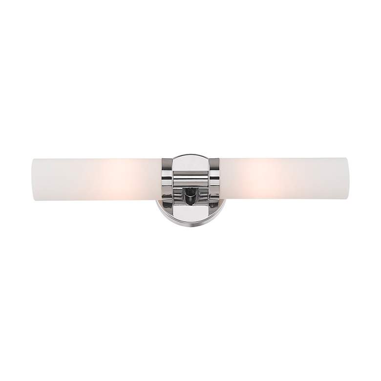 Image 7 Livex Aero 18" High 2 Light Polished Chrome ADA Bath Light more views