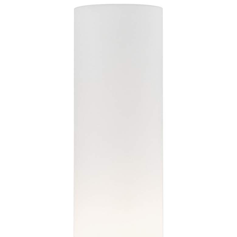 Image 2 Livex Aero Square 11.25" Textured White and Glass ADA Wall Sconce more views