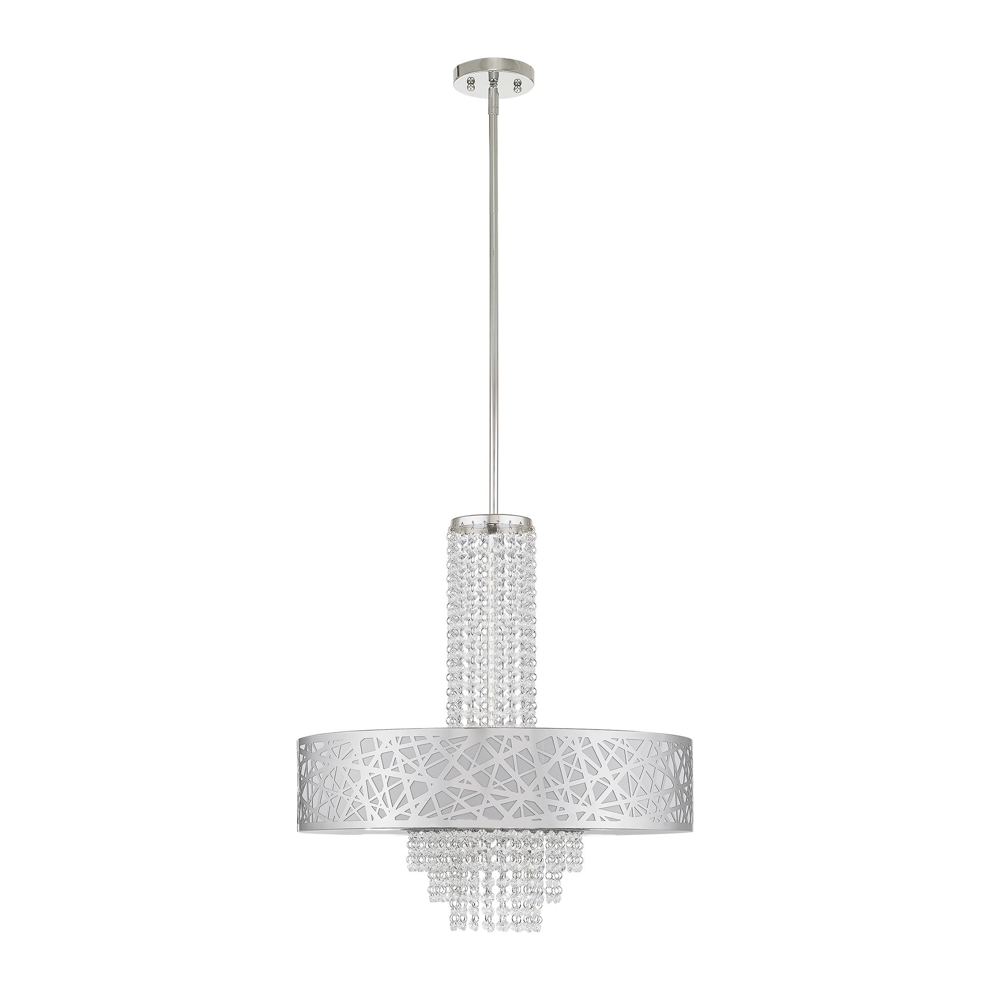 Image 4 Livex Allendale 22" Wide Polished Chrome Chandelier more views