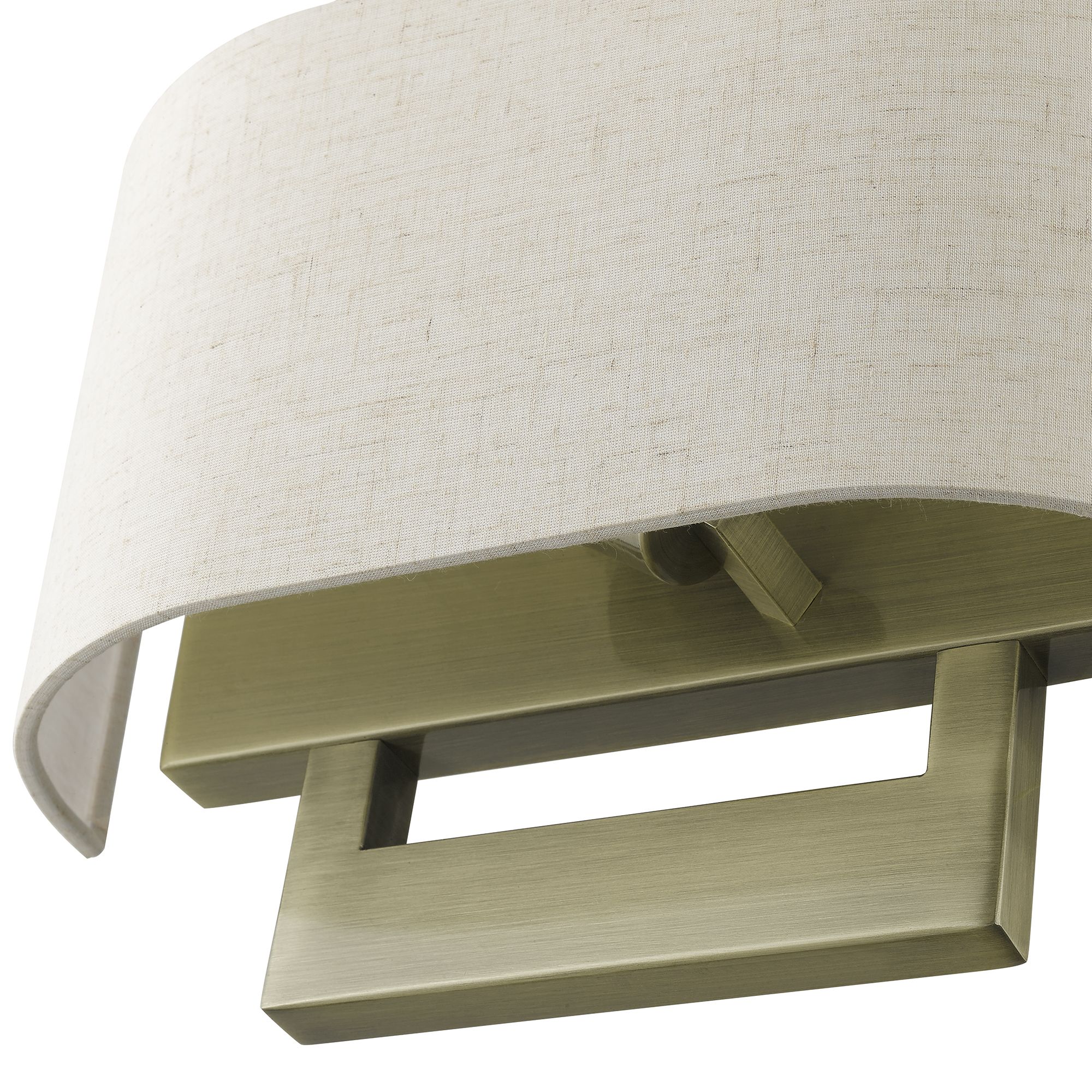 Livex Allison 13" Wide 2-Light Antique Brass ADA Wall Sconce