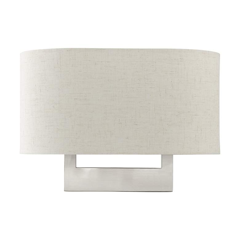 Image 3 Livex Allison 13" Wide 2-Light Brushed Nickel ADA Wall Sconce more views