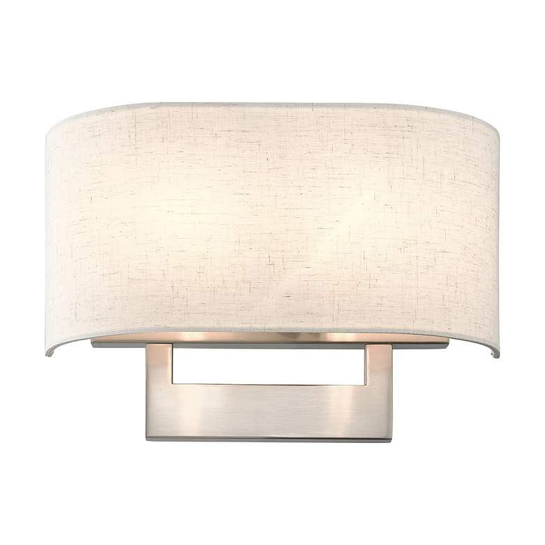 Image 4 Livex Allison 13" Wide 2-Light Brushed Nickel ADA Wall Sconce more views