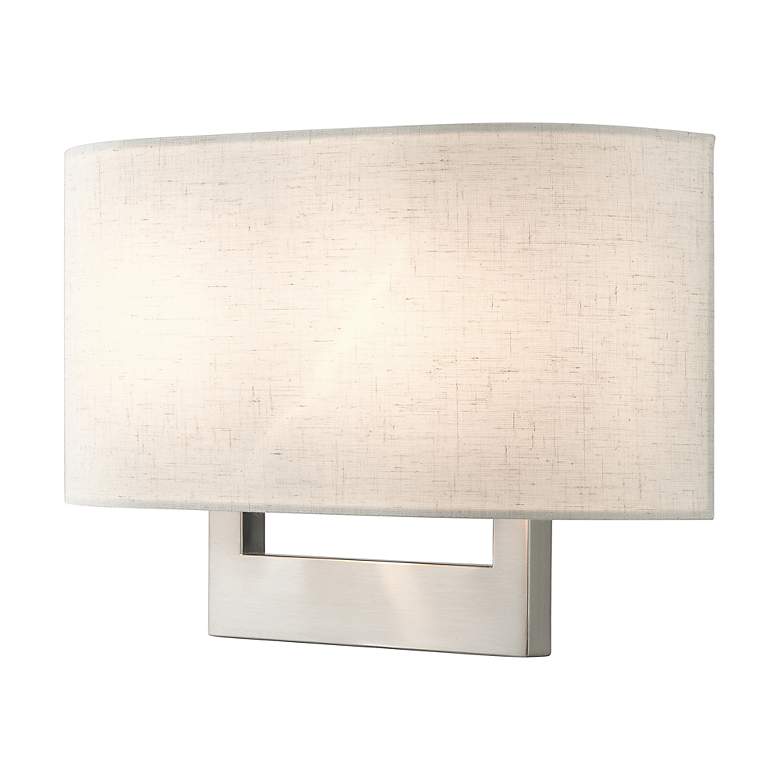 Image 5 Livex Allison 13" Wide 2-Light Brushed Nickel ADA Wall Sconce more views
