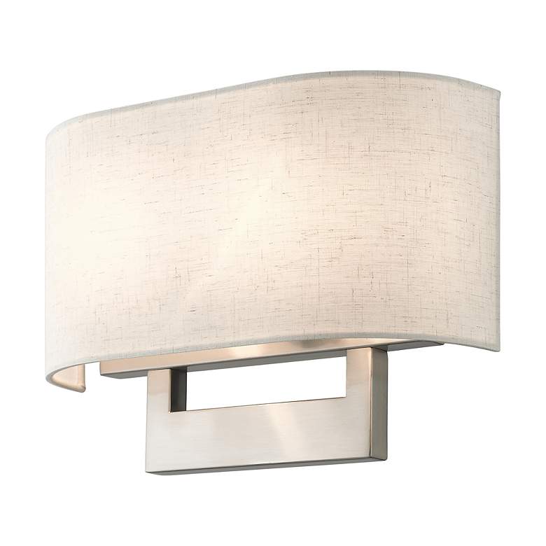 Image 6 Livex Allison 13" Wide 2-Light Brushed Nickel ADA Wall Sconce more views