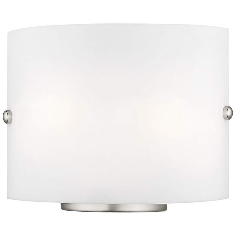 Image 2 Livex Allison 8 3/4" High Brushed Nickel ADA Wall Sconce