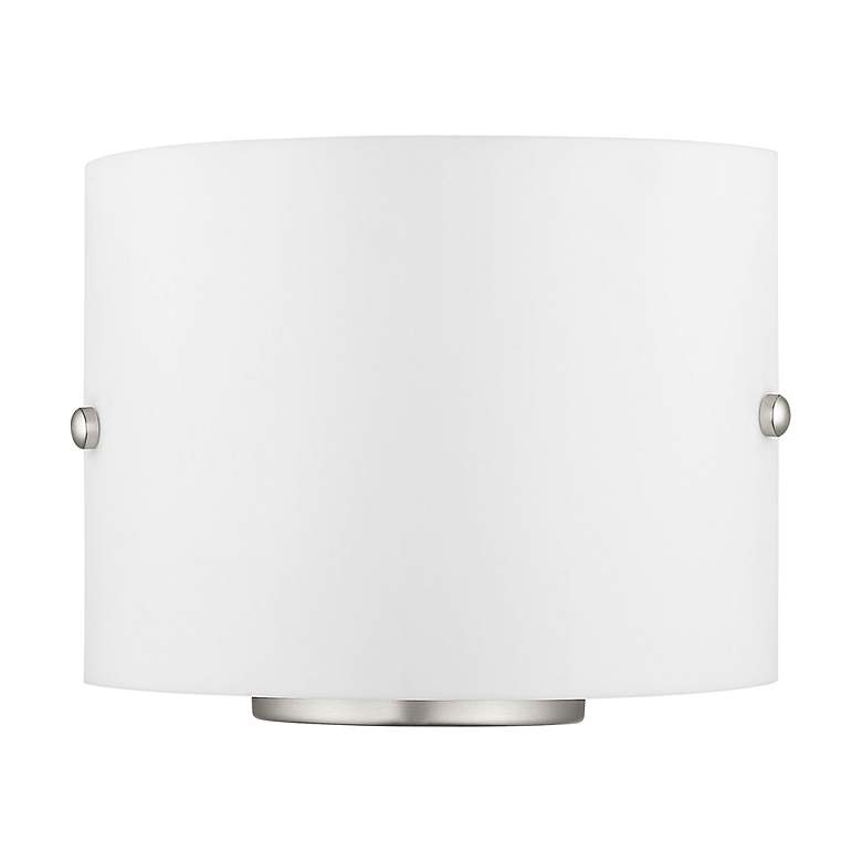 Image 3 Livex Allison 8 3/4" High Brushed Nickel ADA Wall Sconce more views