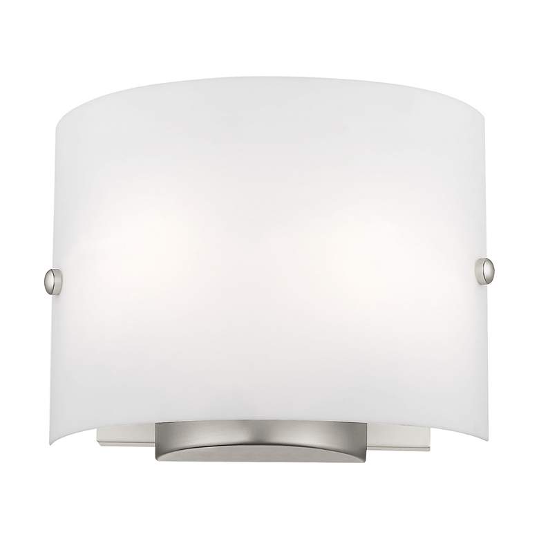 Image 4 Livex Allison 8 3/4" High Brushed Nickel ADA Wall Sconce more views