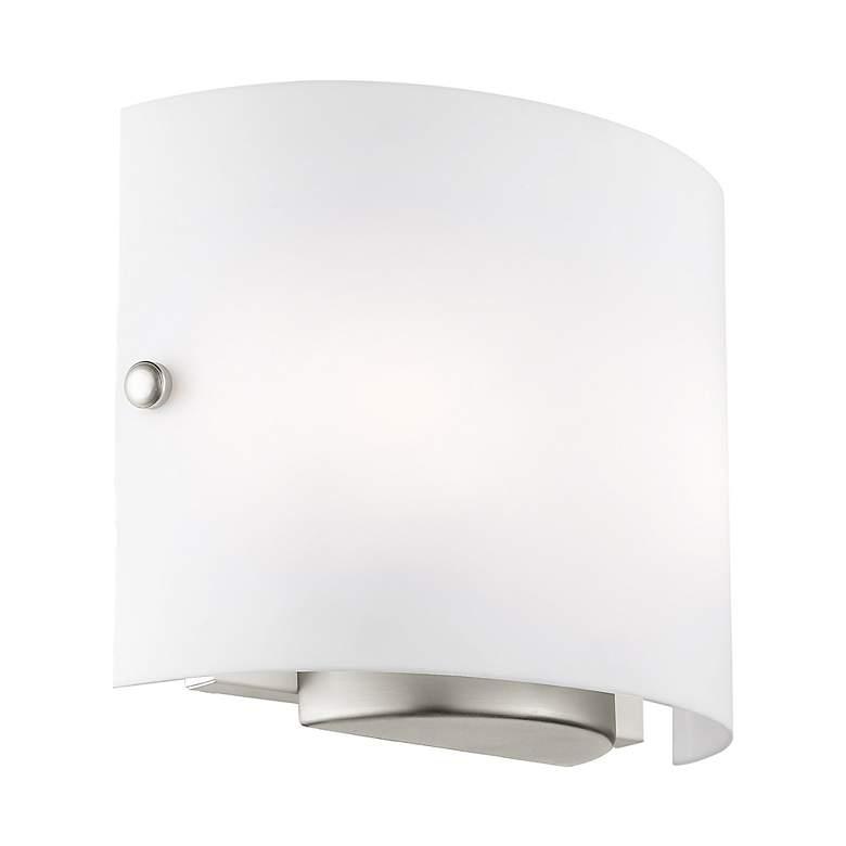 Image 6 Livex Allison 8 3/4" High Brushed Nickel ADA Wall Sconce more views