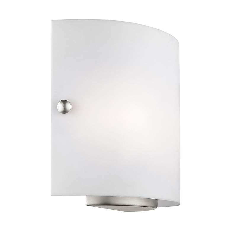 Image 7 Livex Allison 8 3/4" High Brushed Nickel ADA Wall Sconce more views