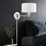 1_Livex Allison Brushed Nickel Swing Arm Wall Lamp