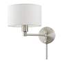 6_Livex Allison Brushed Nickel Swing Arm Wall Lamp more views