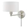 7_Livex Allison Brushed Nickel Swing Arm Wall Lamp more views