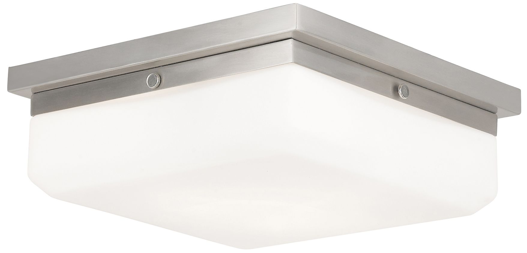Image 2 Livex Allure 11" Wide Brushed Nickel Ceiling Light